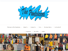 Tablet Screenshot of pantoloons.com